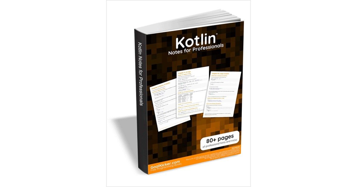 Kotlin Notes for Professionals book